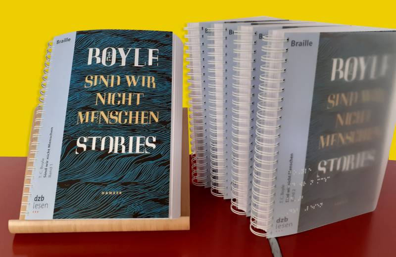 5-bändiges Braillebuch von T. C. Boyle