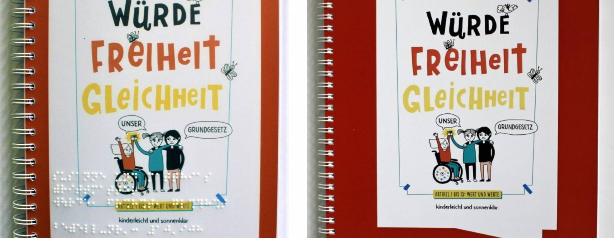 Cover der Braille- und der Großdruckausgabe