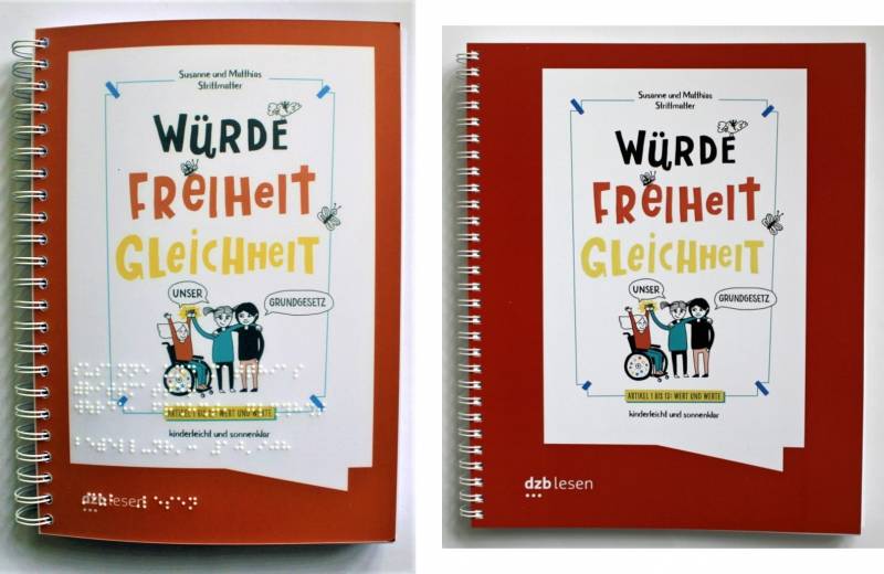 Cover der Braille- und der Großdruckausgabe